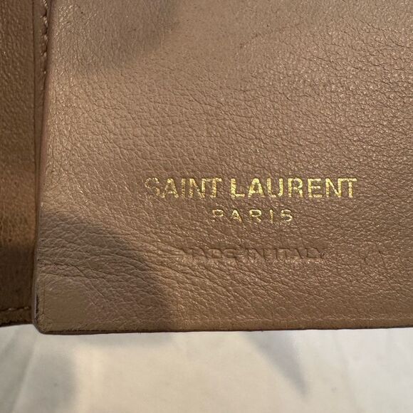 Yves Saint Laurent Taupe Card Holder - Picture 11 of 16